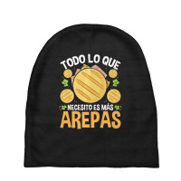 Arepa Maker Colombian Food Venezuelan Traditional Hispanic Baby Beanies | Artistshot