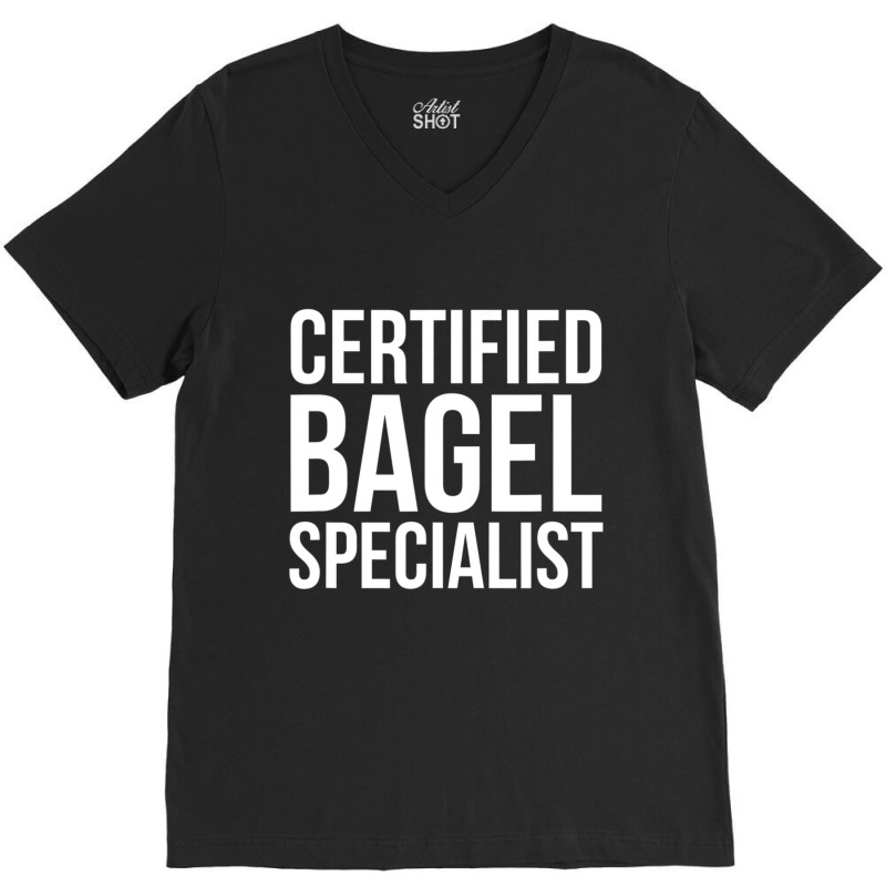 Bagel Bagel Bagel Specialis V-Neck Tee by tintruong | Artistshot