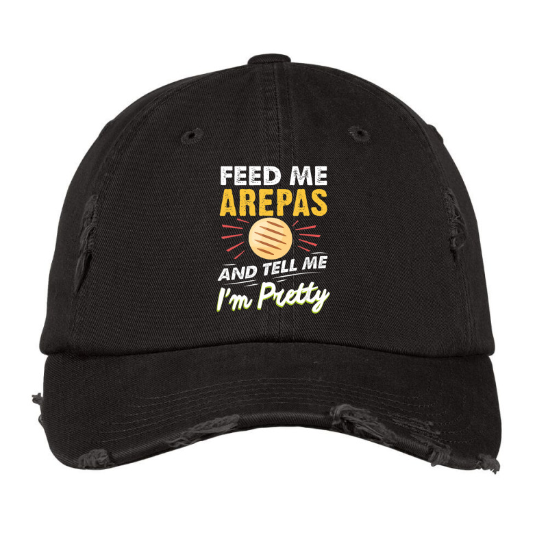 Arepas Quote Colombian Venezuelan Food Arepa Vintage Cap by namnguyen | Artistshot