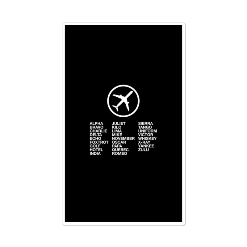 Aviation Phonetic Alphabet Sticker | Artistshot