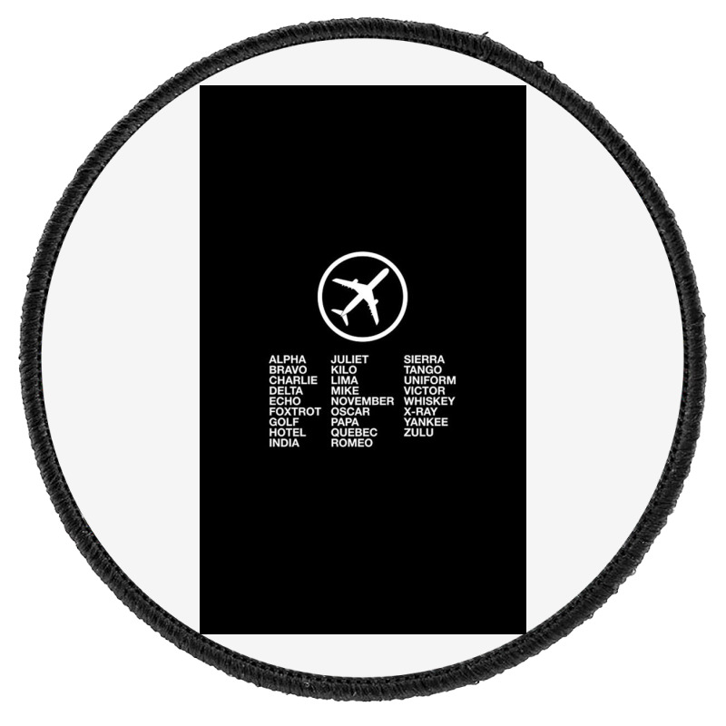 Aviation Phonetic Alphabet Round Patch | Artistshot