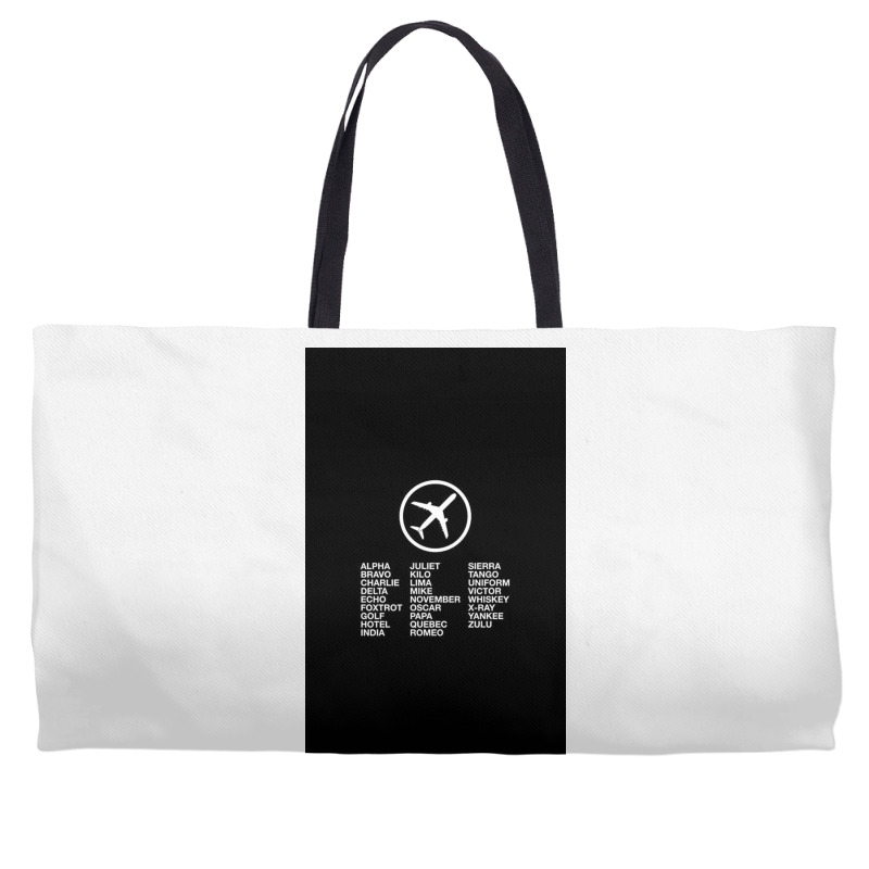 Aviation Phonetic Alphabet Weekender Totes | Artistshot