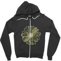 Limited Edition Sunflower Ink Print Zipper Hoodie | Artistshot