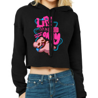 Limited Edition Hard Life B Cropped Hoodie | Artistshot