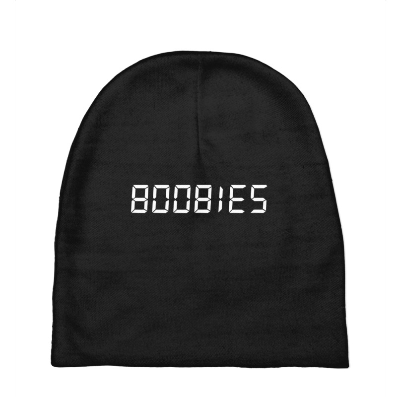 Boobies Calculator Numbers Adult Joke Cringe Humor Baby Beanies by tintruong | Artistshot