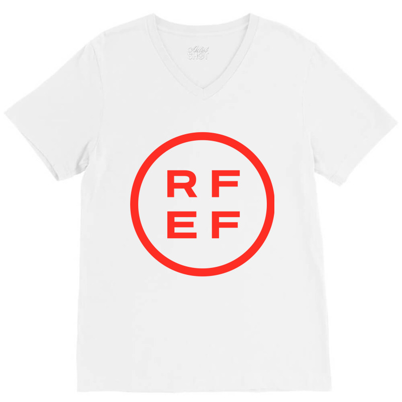 New-royal Spanish Football Federation V-Neck Tee by Rayas | Artistshot