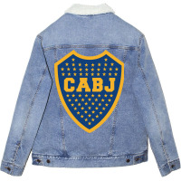 New-boca Juniors Unisex Sherpa-lined Denim Jacket | Artistshot