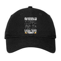 Artistshot Limited Edition According To This Calculation, I Drink Beer Adjustable Cap | Artistshot