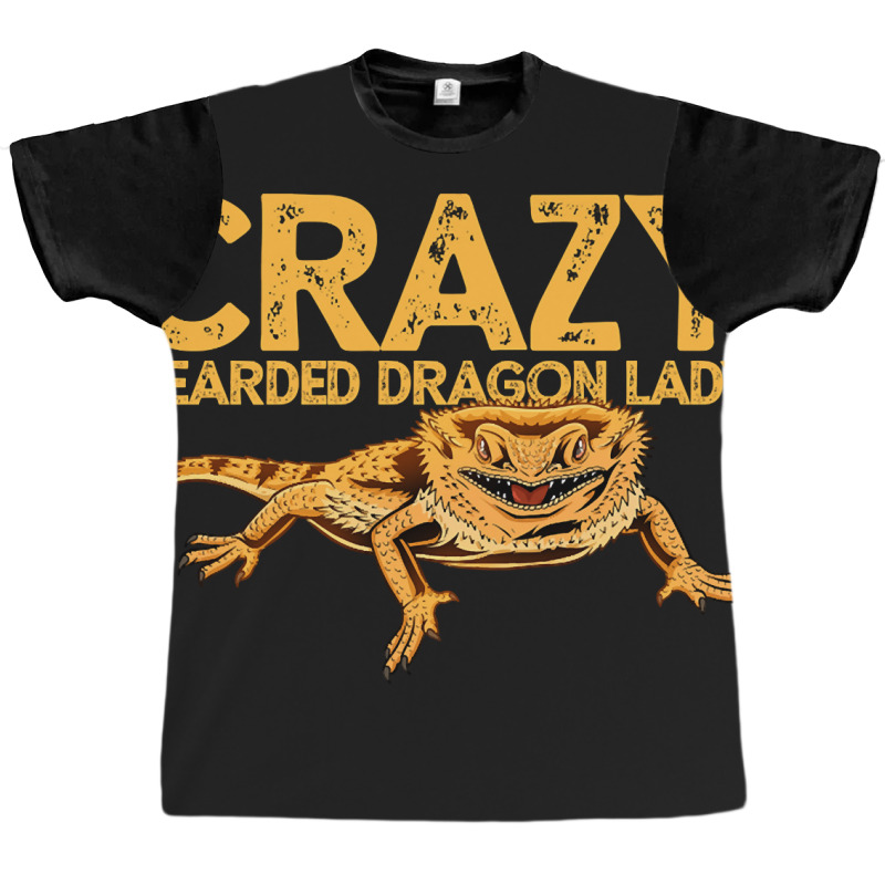 Artistshot Trending Bearded Dragon Bearded Dragon Lady Lizard Reptile Graphic T-shirt by brumfieldportillo7vlpq8 | Artistshot