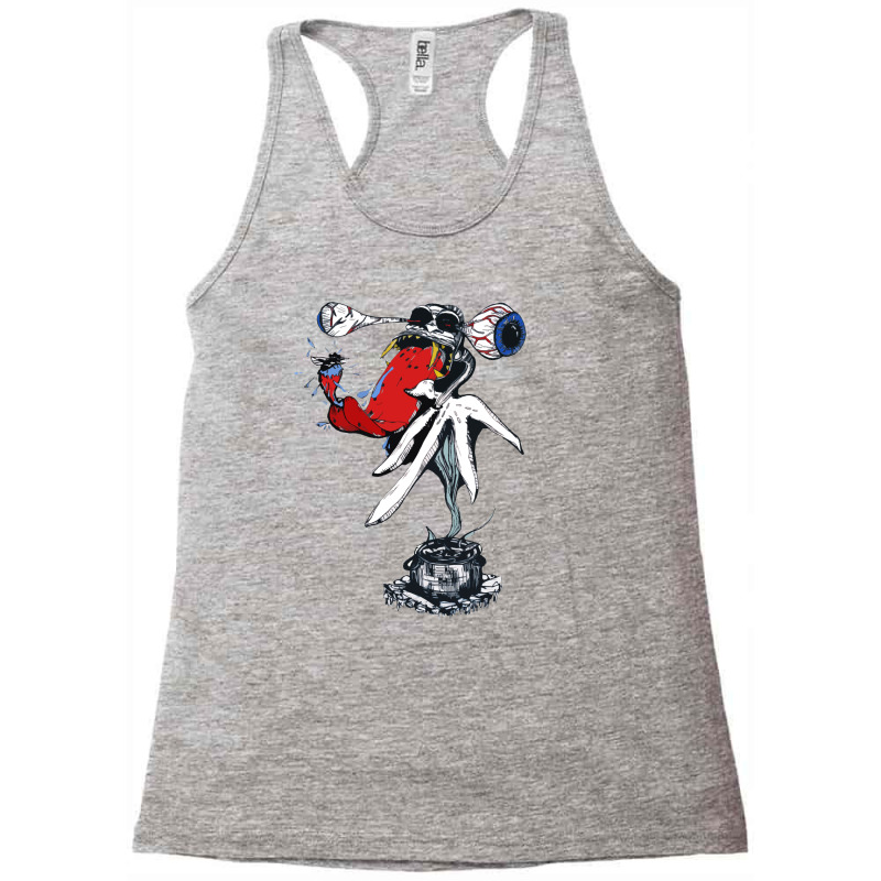 Magic Scared Monkey Racerback Tank by mysticalbrain | Artistshot