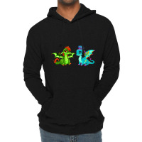 Artistshot Hot Trend Baby Dragons With Cute Eye Lightweight Hoodie | Artistshot