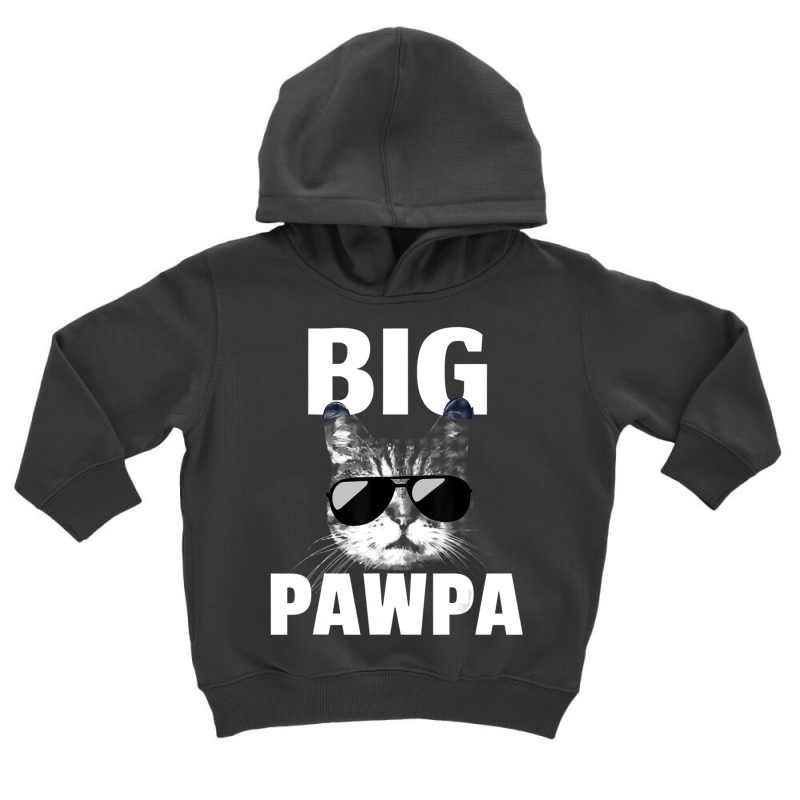 Black And White Cat Kitten Big Pawpa Toddler Hoodie by longho | Artistshot