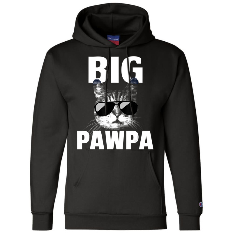 Black And White Cat Kitten Big Pawpa Champion Hoodie by longho | Artistshot