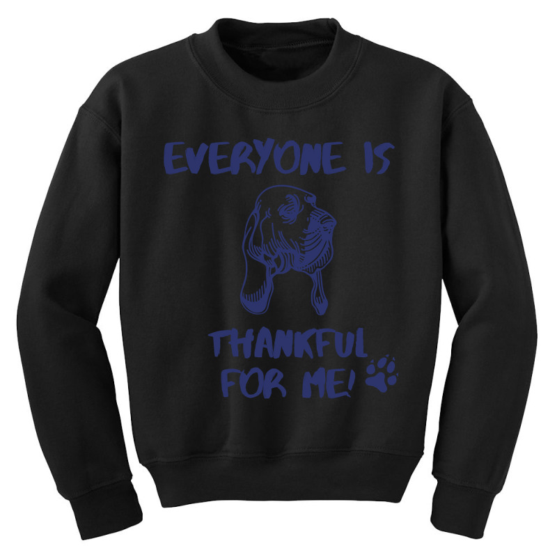 Artistshot Limited Edition Blood Hound Dog Thanksgiving Day Youth Sweatshirt by mckeebeckett3l9yxd | Artistshot