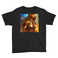 Portrait Of The Ancient Mesopotamia Warrior Goddess Youth Tee | Artistshot