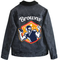 Browns Coach Kevin Stefanski Unisex Sherpa-lined Denim Jacket | Artistshot