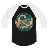 Limited Edition Alligator Snapping Turtle - Reptile - Nature - Snappin 3/4 Sleeve Shirt | Artistshot