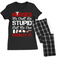 Nurses Sedate It Women's Pajamas Set | Artistshot