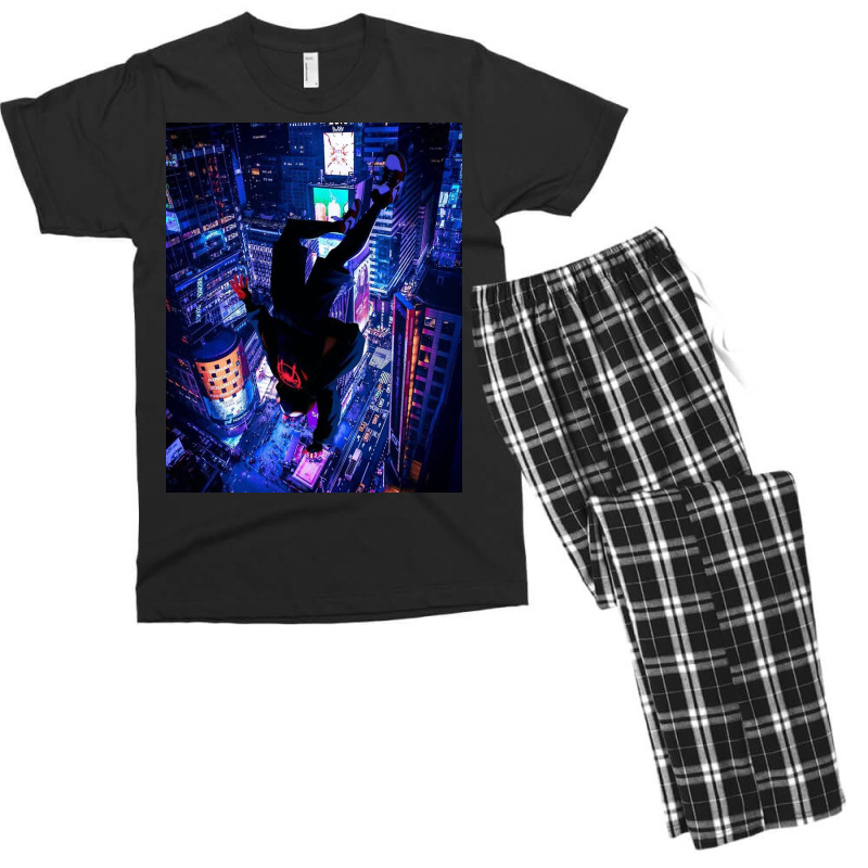 Flay Miles Morales Poster Men's T-shirt Pajama Set by poulincindyy | Artistshot