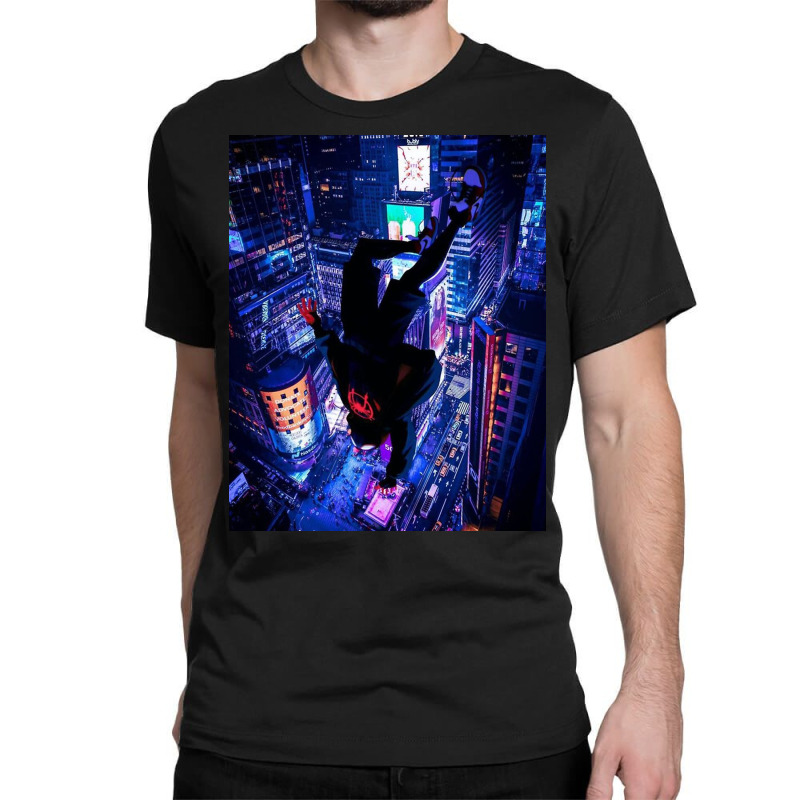 Flay Miles Morales Poster Classic T-shirt by poulincindyy | Artistshot