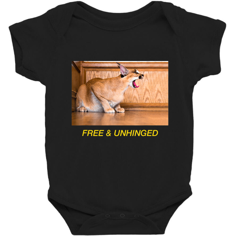 Cat Caracal Big Floppa Joke Ironic Humor Baby Bodysuit by longho | Artistshot