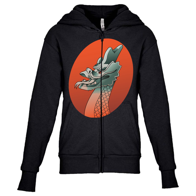 Artistshot Limited Edition Chinese Dragon-d2lup Youth Zipper Hoodie | Artistshot