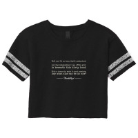 Thunder Road - Dark Scorecard Crop Tee | Artistshot