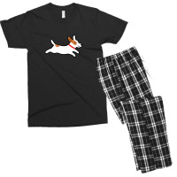 Cute Jack Russell Terrier Running Dog 1 Men's T-shirt Pajama Set | Artistshot