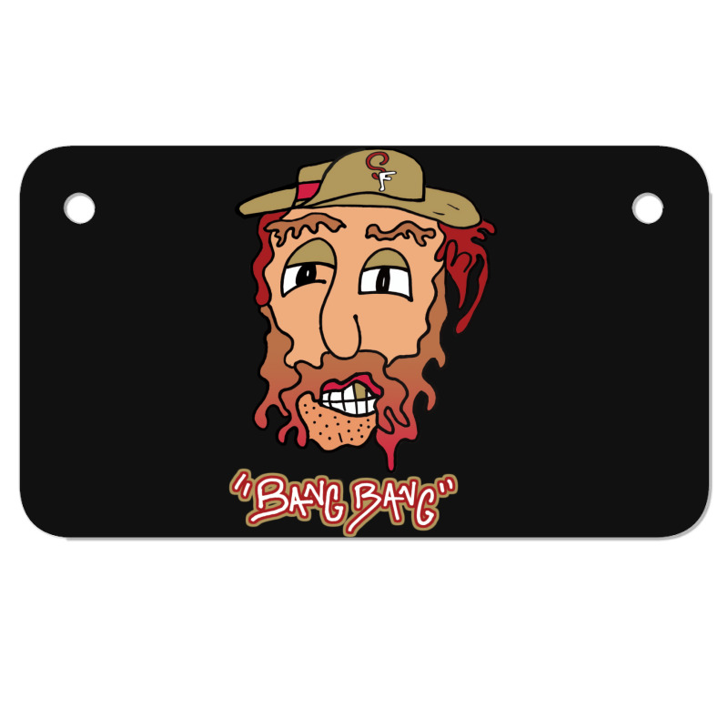 Bang Bang Bob Motorcycle License Plate | Artistshot