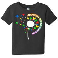 Autism Awareness T  Shirt Autism T  Shirt Autism Dandelion Flower Puzz Baby Tee | Artistshot