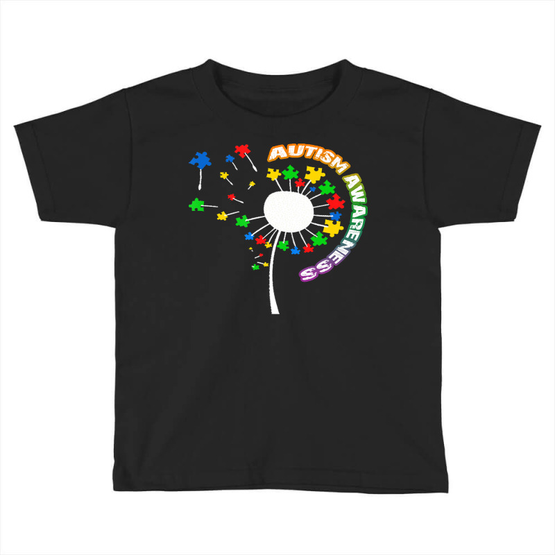 Autism Awareness T  Shirt Autism T  Shirt Autism Dandelion Flower Puzz Toddler T-shirt by vmcdermott132 | Artistshot