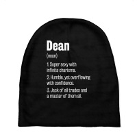 Dean Definition Funny First Name Humor Nickname T Shirt Baby Beanies | Artistshot