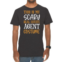 Hot Trend This Is My Scary Real Estate Agent Costume Vintage T-shirt | Artistshot