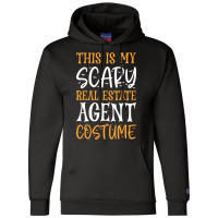 Hot Trend This Is My Scary Real Estate Agent Costume Champion Hoodie | Artistshot