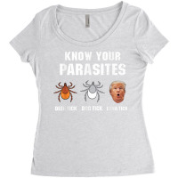 Know Your Parasites Anti Trump Tshirt Women's Triblend Scoop T-shirt | Artistshot