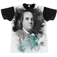 Benjamin Franklin Painting Art Graphic T-shirt | Artistshot