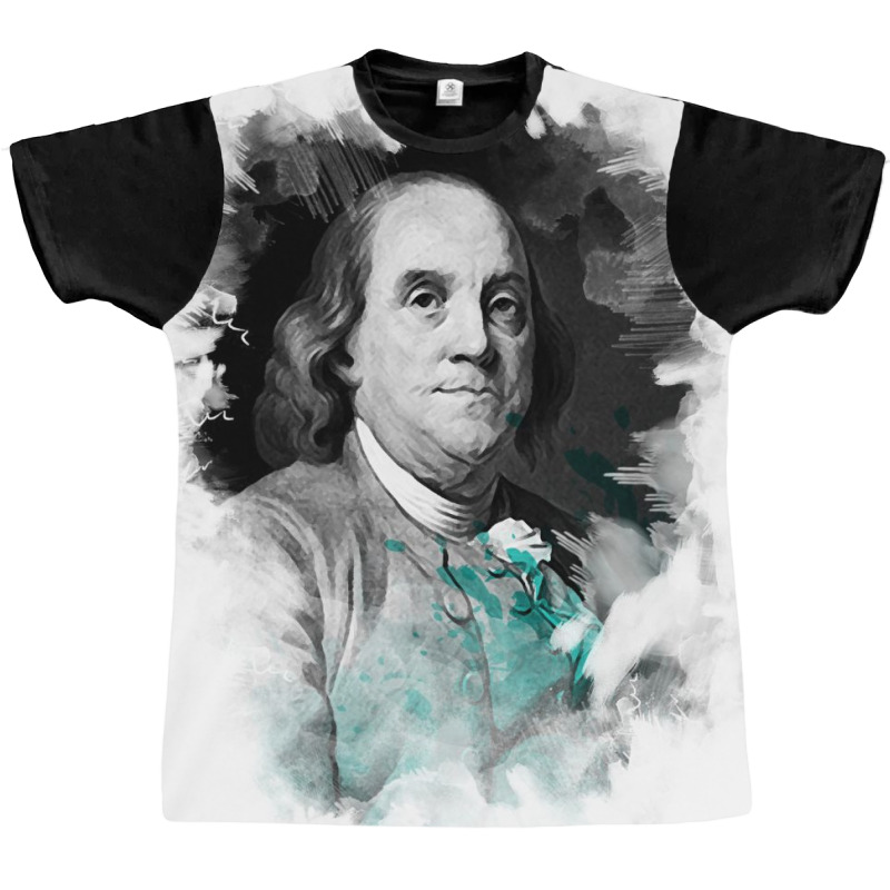 Benjamin Franklin Painting Art Graphic T-shirt | Artistshot