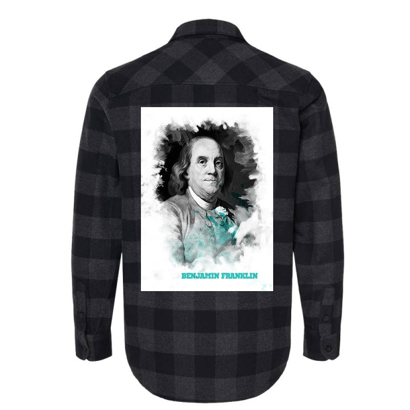 Benjamin Franklin Painting Art Flannel Shirt | Artistshot