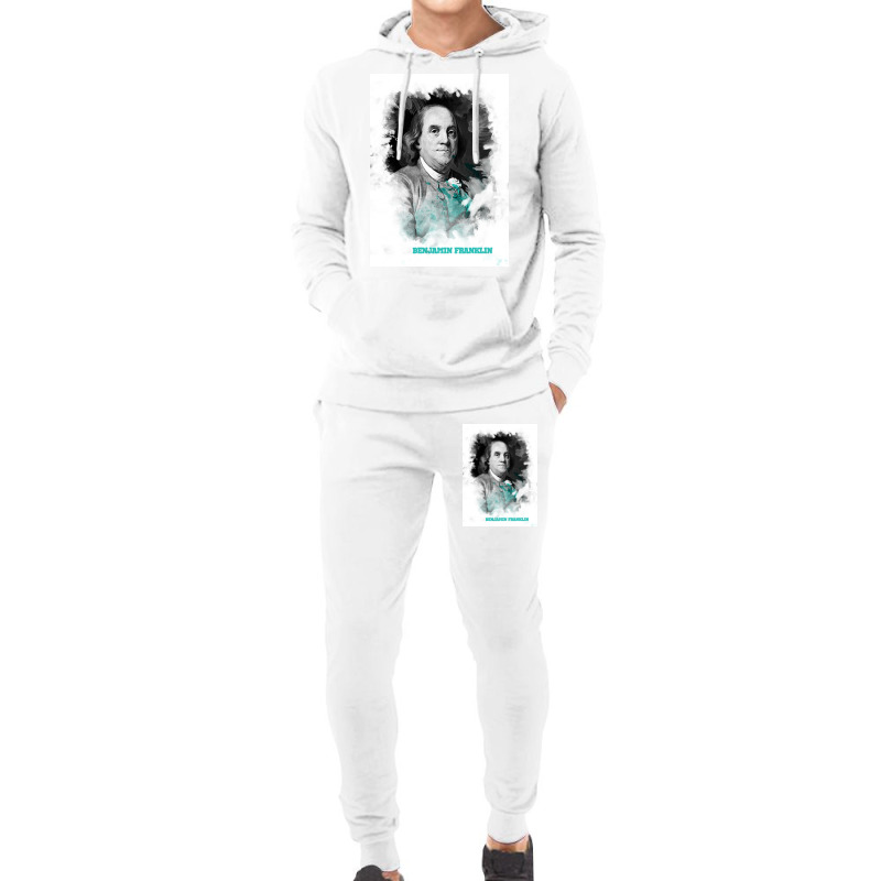 Benjamin Franklin Painting Art Hoodie & Jogger Set | Artistshot