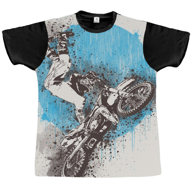 Motocross Extreme Sport Graphic T-shirt | Artistshot