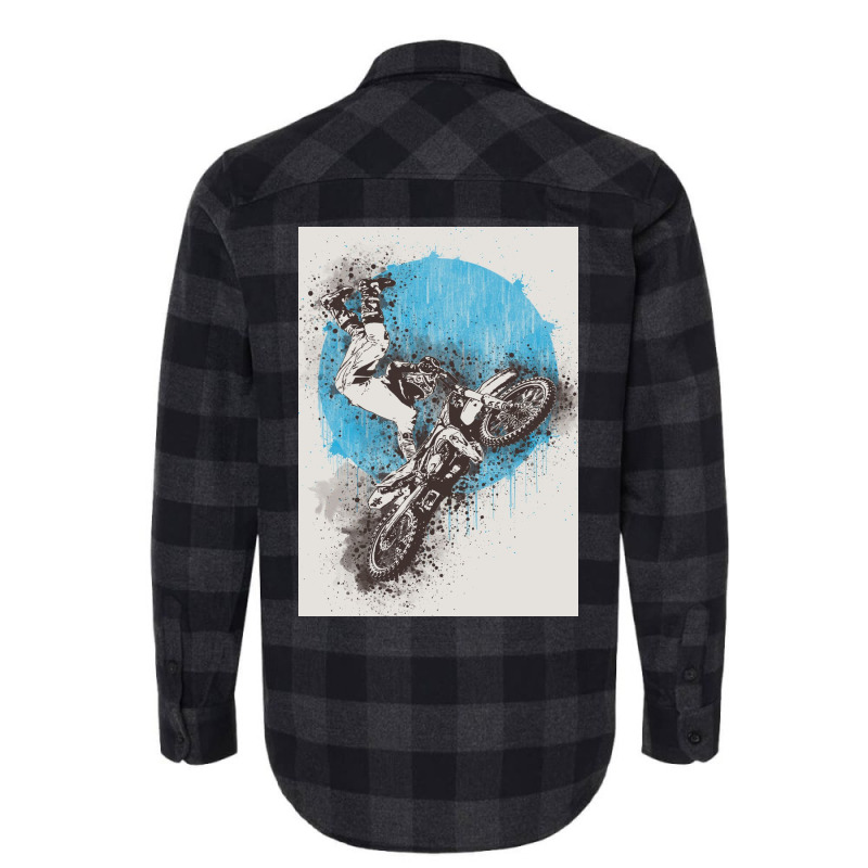 Motocross Extreme Sport Flannel Shirt | Artistshot