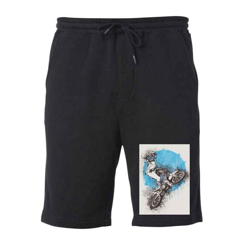 Motocross Extreme Sport Fleece Short | Artistshot