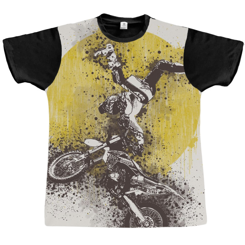 Biker Extreme Sport Graphic T-shirt | Artistshot