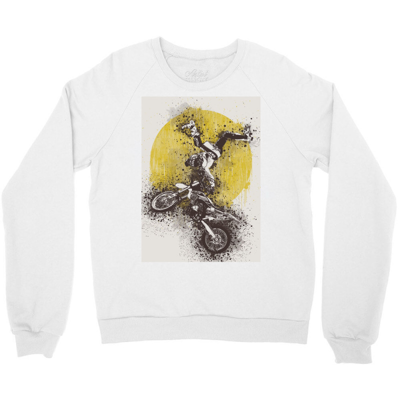 Biker Extreme Sport Crewneck Sweatshirt | Artistshot