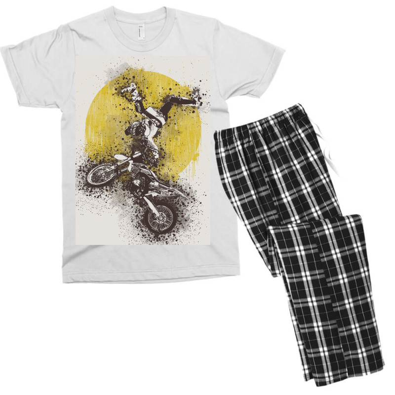 Biker Extreme Sport Men's T-shirt Pajama Set | Artistshot