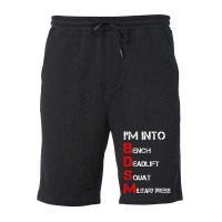 Limited Edition I'm Into Bdsm Bench Squat Deadlift Military Press Fleece Short | Artistshot