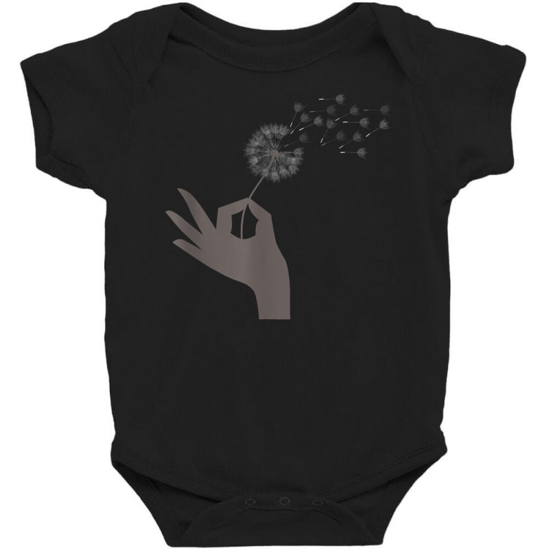 Dandelion Flower Lover Flower T Shirt Baby Bodysuit by brict6eguo | Artistshot