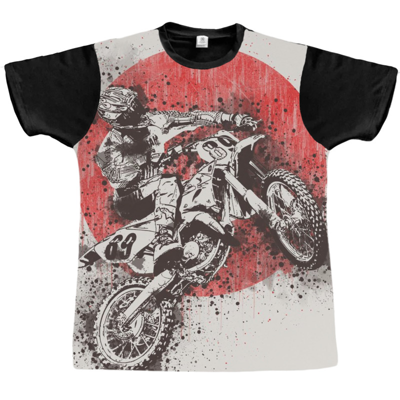 Trail Extreme Sport Grunge Graphic T-shirt | Artistshot