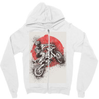 Trail Extreme Sport Grunge Zipper Hoodie | Artistshot