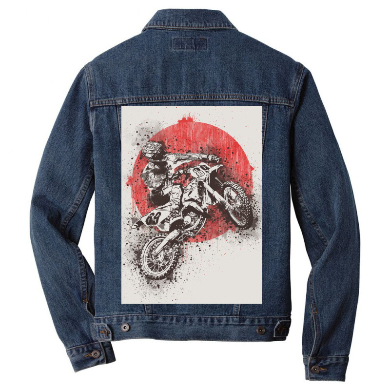 Trail Extreme Sport Grunge Men Denim Jacket | Artistshot